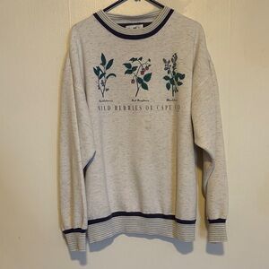 Vintage Cuffys of cape cod wild berries sweater women’s large